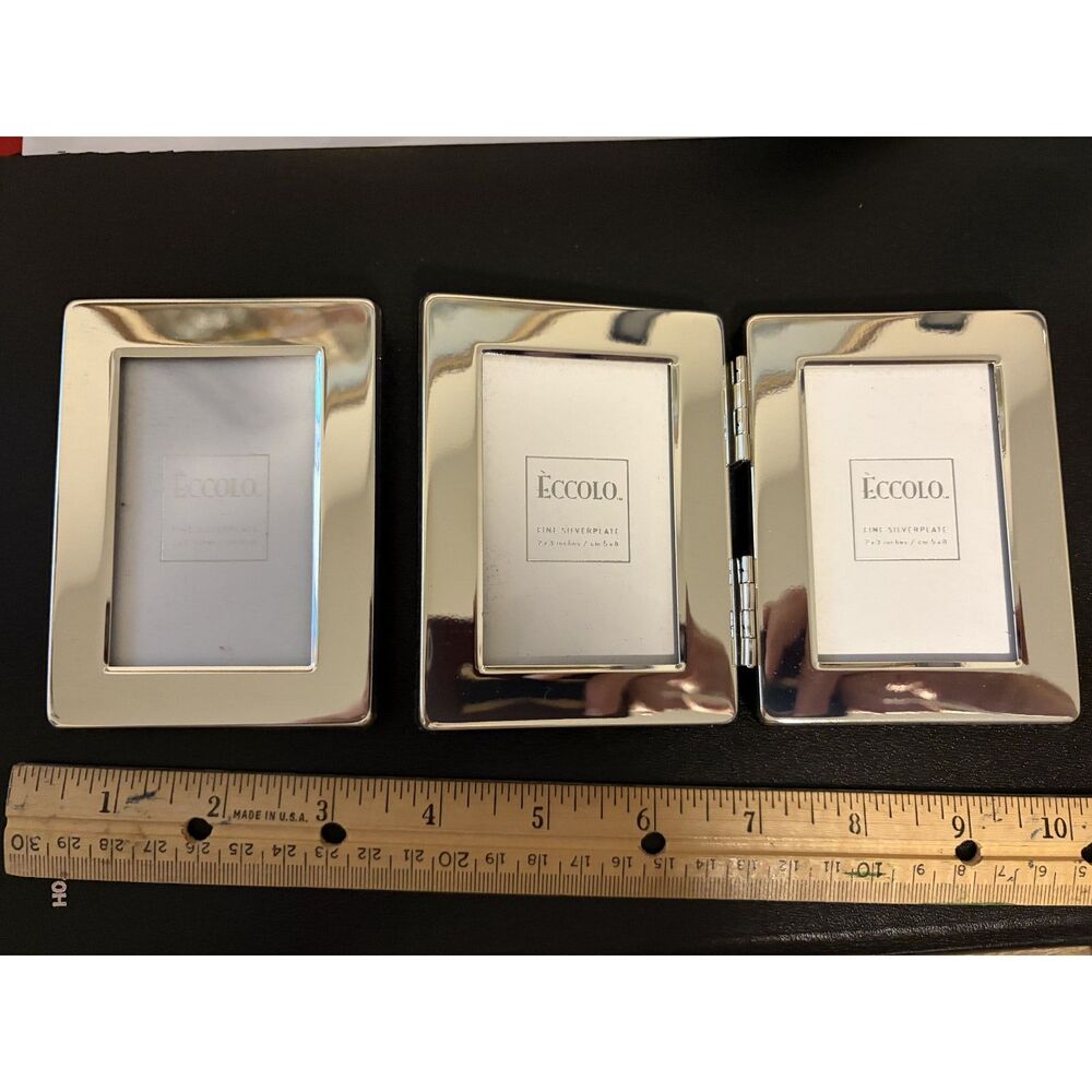 Eccolo Fine silverplate frames 2x3"